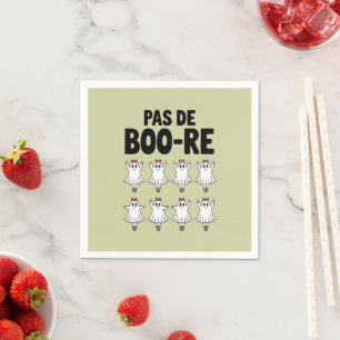 Serviette En Papier Pas de Boo-re Ballerina Ghost Halloween Éffrayant