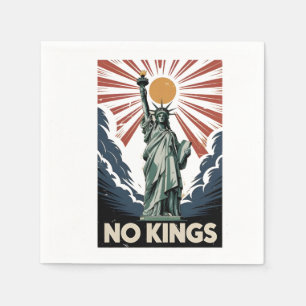 Serviette En Papier Pas de rois en Amérique Liberity Status USA Démocr