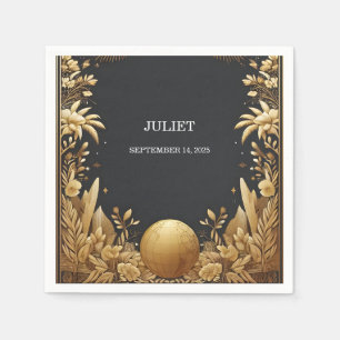 Serviette En Papier Passeport d'Aventure Carte d'Embarquement Enterrem