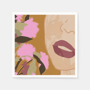 Serviette En Papier Passion violette