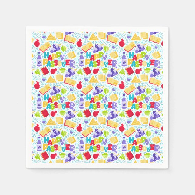Serviette En Papier Passover Paper Napkin (Devant)