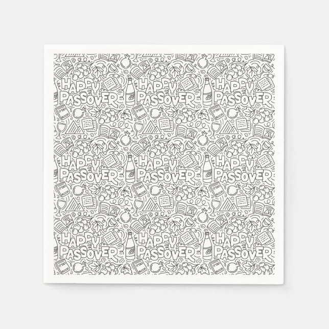 Serviette En Papier Passover Paper Napkins (Devant)