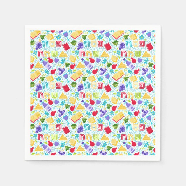 Serviette En Papier Passover Table Napkins (Devant)