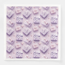 Pastel Cadeau de Noël Elégant violet sans couture