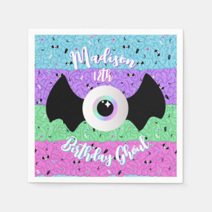 Serviette En Papier Pastel Goth Brains