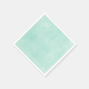 Serviette En Papier Pastel Minty Blue Turquoise Pois minuscules