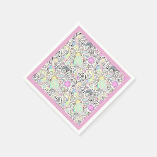 Serviette En Papier Pastel paisley