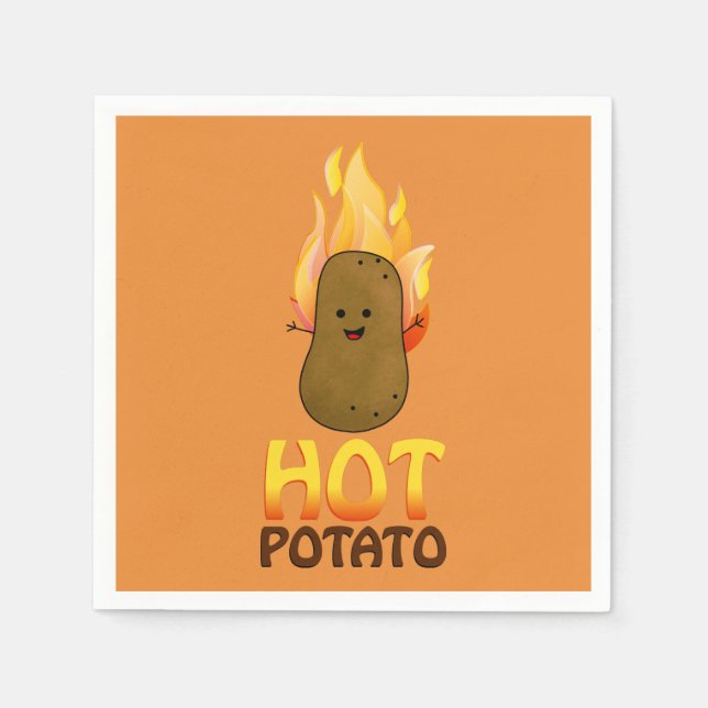 Serviette En Papier Patate Chaude (Devant)