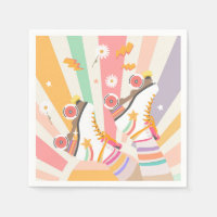 Patinage à rouleaux Retro Super fille Anniversaire
