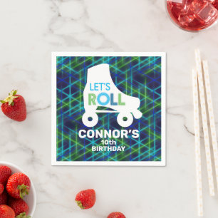 Serviette En Papier Patinage à roulettes pour garçons Anniversaire Rou