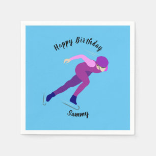 Serviette En Papier Patinage de vitesse