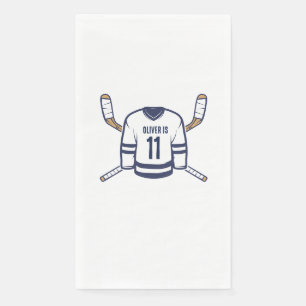 Serviette En Papier Patinage sur la glace Hockey Papier Napkin