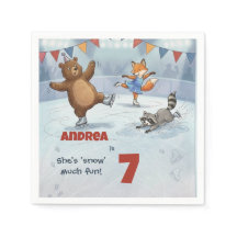 Patinoire Anniversaire Plaque en papier rigolo d'h