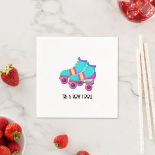 Serviette En Papier Patins à roulettes
