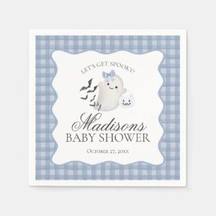 Serviette En Papier Pâtisserie de Baby Shower Fantôme Petit Pastel Ble