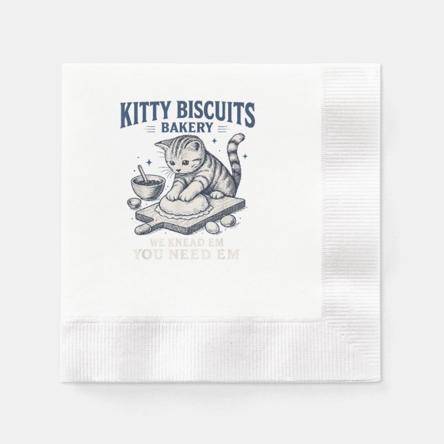 Serviette En Papier Pâtisserie Drôle  (Devant)
