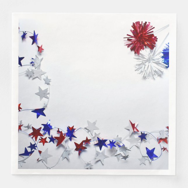 Serviette En Papier Patriotique (Devant)