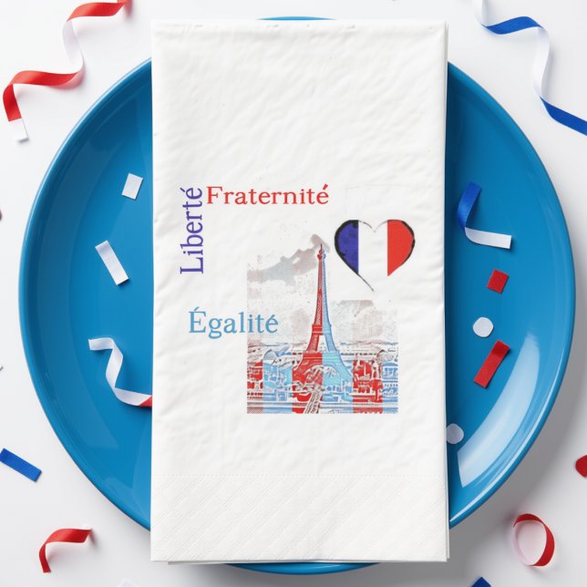 Serviette En Papier Patriotique français (Créateur téléchargé)