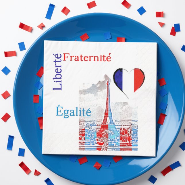 Serviette En Papier Patriotique français (Créateur téléchargé)