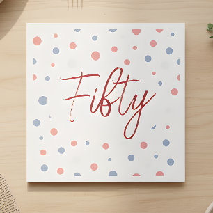 Serviette en papier patriotique pour 50e anniversa