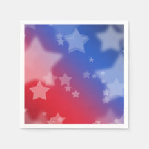 Patriotique Stars Papier serviettes