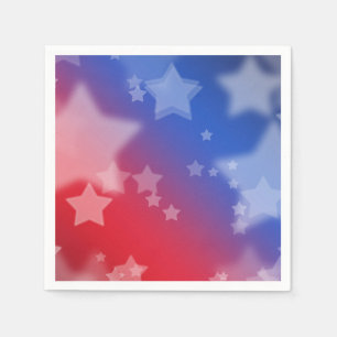 Serviette En Papier Patriotique Stars Papier serviettes
