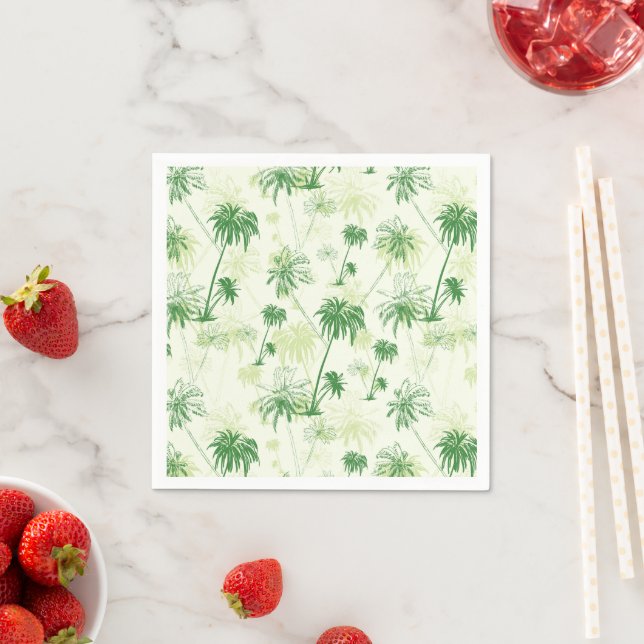 Serviette En Papier Patters de Green Palm (En situation)