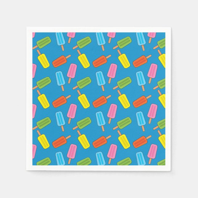 Serviette En Papier Patters de Popsicles (Devant)