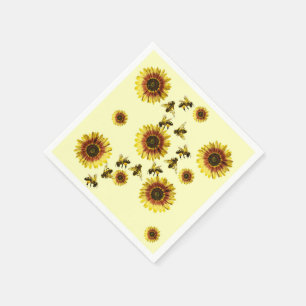 Serviette En Papier Patters de Summer Yellow