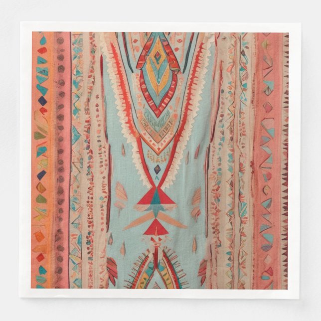 Serviette En Papier Patters natifs (Devant)