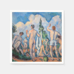 Serviette En Papier Paul Cezanne - Baigneurs