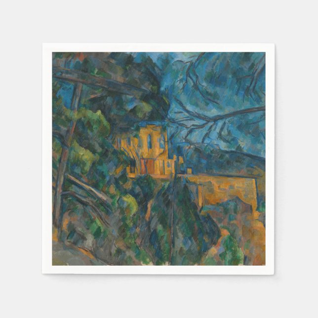 Serviette En Papier Paul Cezanne - Château Noir (Devant)