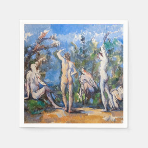 Serviette En Papier Paul Cezanne - Cinq Bathères