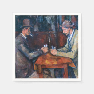 Serviette En Papier Paul Cezanne - Les Joueurs De Cartes