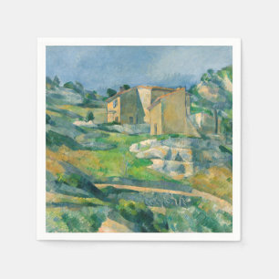 Serviette En Papier Paul Cezanne - Maisons en Provence, Vallée de Riau