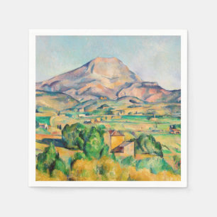 Serviette En Papier Paul Cezanne - Mont Sainte-Victoire