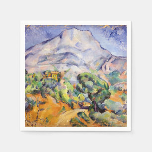 Serviette En Papier Paul Cezanne - Mont Sainte-Victoire, Route de la T