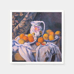 Serviette En Papier Paul Cezanne - Nature morte au rideau
