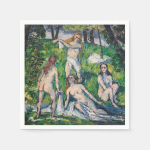 Serviette En Papier Paul Cezanne - Quatre Bathers