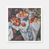 Paul Cezanne - Vie morte, Pommes et Oranges