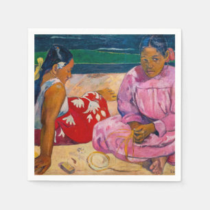 Serviette En Papier Paul Gauguin - Femmes tahitiennes sur la plage