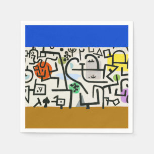 Serviette En Papier Paul Klee Abstract Expressionist Rich Harbour