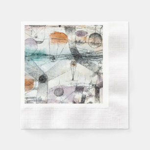 Serviette En Papier Paul Klee Plantes Terre & Royaume de l'Air : Bauha