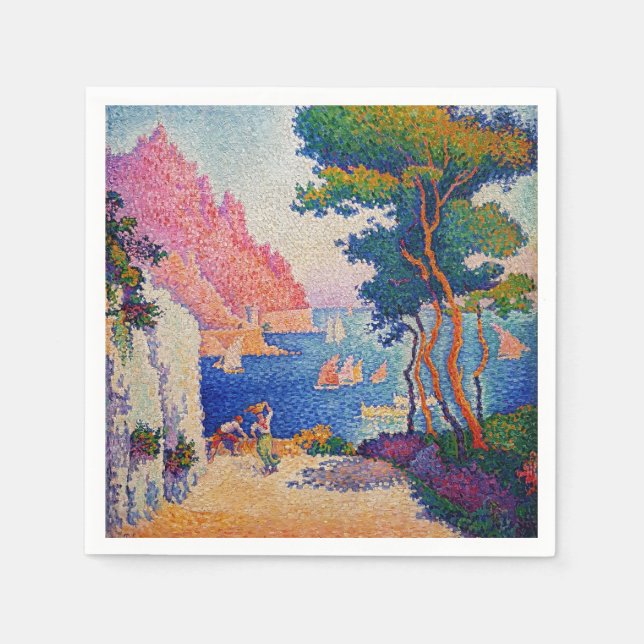 Serviette En Papier Paul Signac - Capo di Noli (Devant)