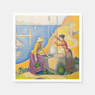 Serviette En Papier Paul Signac - Femmes au puits