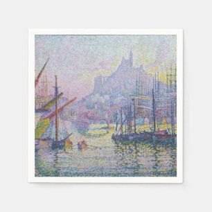 Serviette En Papier Paul Signac - Notre-Dame de la Garde, Marseille