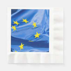 Serviette En Papier pavillon européen
