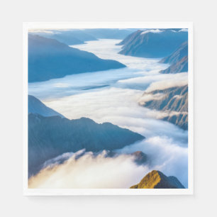 Serviette En Papier Paysage des montagnes Nature majestueuse et pittor