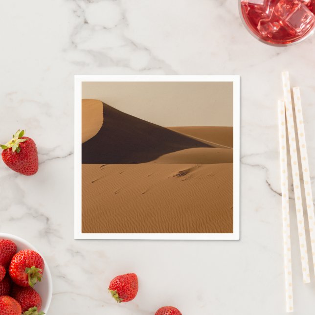 Serviette En Papier Paysage du désert des dunes de sable (En situation)