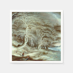 Serviette En Papier Paysage hivernal Gijsbrecht Leytens